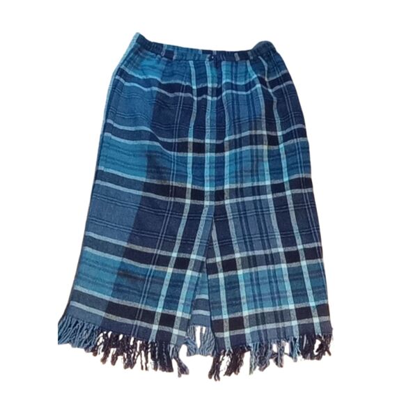 Requirements Women's Size 12 Vintage "90's" Wool Blend Midi Skirt - Picture 2 of 6